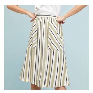 Akemi + Lin Luria Striped Skirt size L